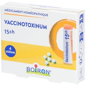 VACCINOTOXINUM BOIRON 15 CH pack de 4 doses