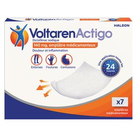 VoltarenActigo 140mg Emplâtre Médicamenteux 5 Pièces