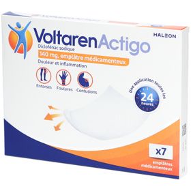 VoltarenActigo 140mg Emplâtre Médicamenteux 7 Pièces