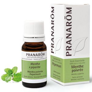 PRANARÔM - Menthe Poivrée - Huile Essentielle Chémotypée - Digestion & Hygiène Buccale - 100 % Pure Et Naturelle - HECT - 10 ml thumbnail