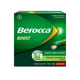 Berocca Boost  Effet coup de fouet aide à réduire la fatigue Goût Cola