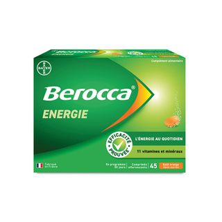 Berocca® Energie Orange  Multivitamines et Minéraux aide à réduire la fatigue