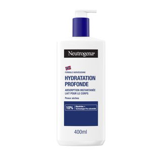 Neutrogena Formule Norvégienne Lait Corps Hydratation Profonde  Absorption Rapide Peaux Sèches 400 ml