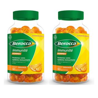 Berocca Immunité gommes Multivitamines et minéraux Soutient le système immunitaire au quotidien
