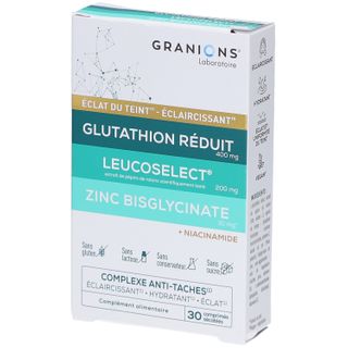 glutathione éclaircissant en pharmacie GRANIONS Complexe Anti-Tâches 30 pc(s)