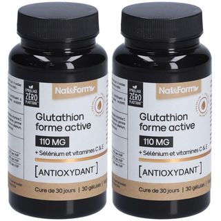 cure de glutathion Nat&Form Glutathion en gélules