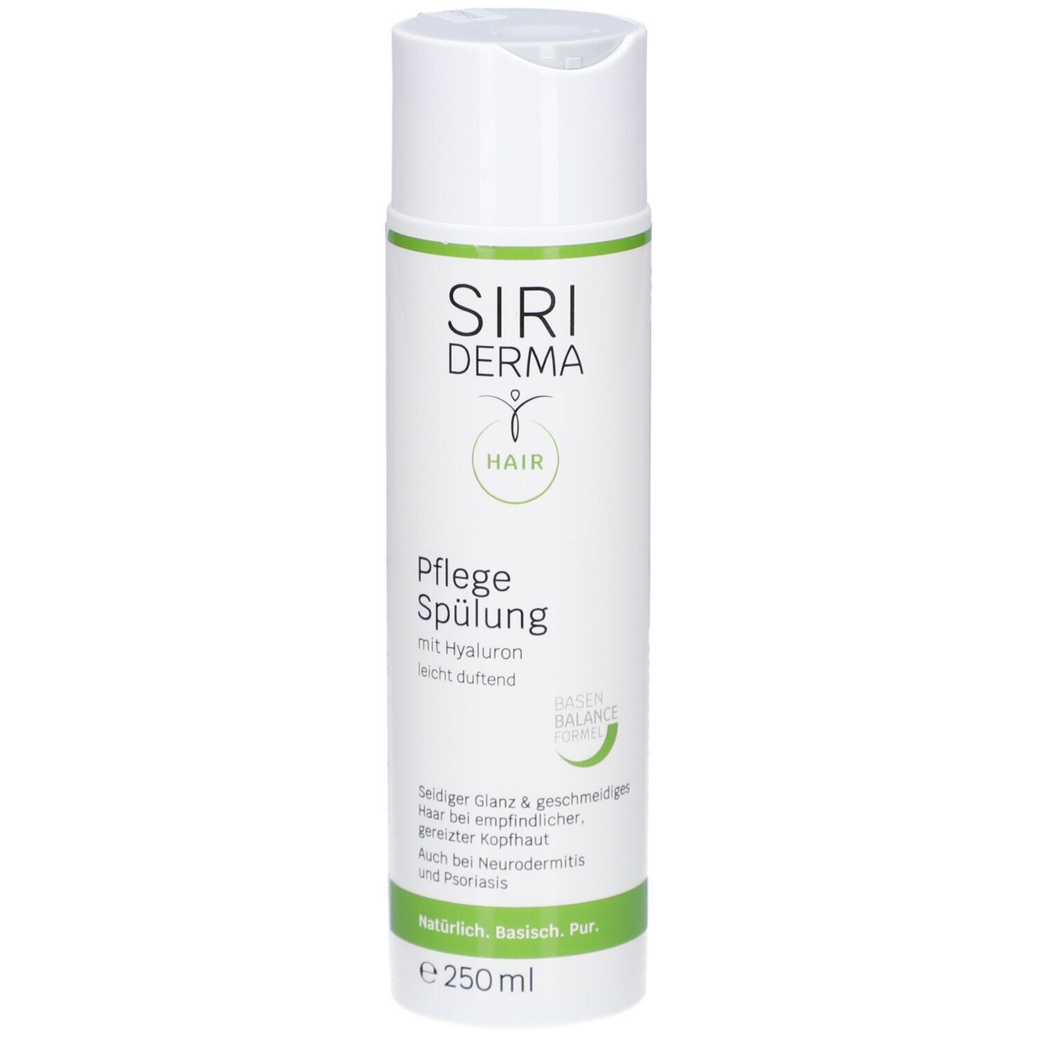 Siri Derma Hair Soin Rinçage à l'acide hyaluronique, 250 ml.