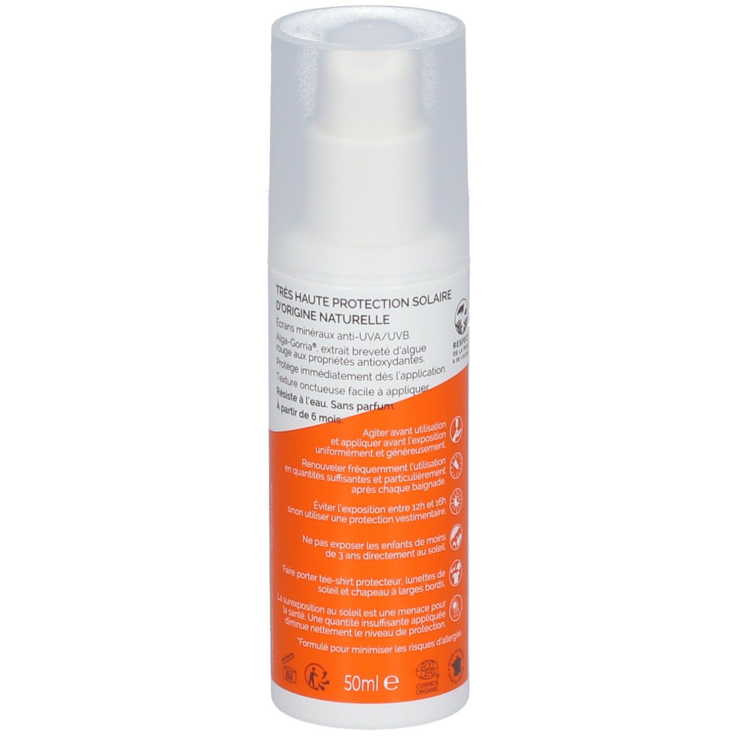 Laboratoires de BIARRITZ ALGAMARIS Crème Solaire Enfant SPF50+ Bio