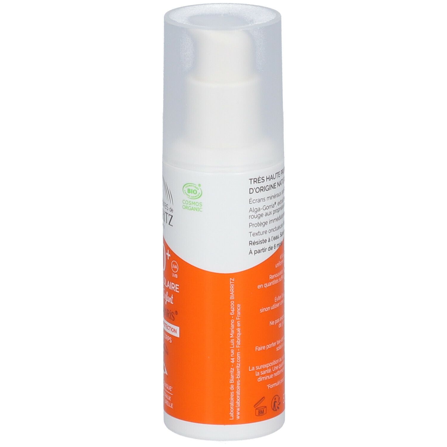 Laboratoires de BIARRITZ ALGAMARIS Crème Solaire Enfant SPF50+ Bio