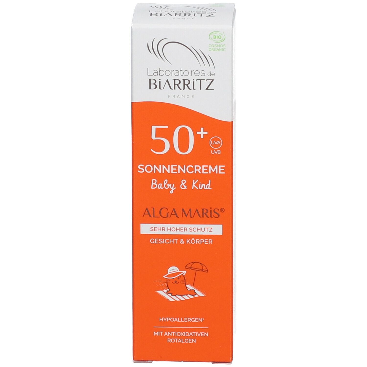 Laboratoires de BIARRITZ ALGAMARIS Crème Solaire Enfant SPF50+ Bio