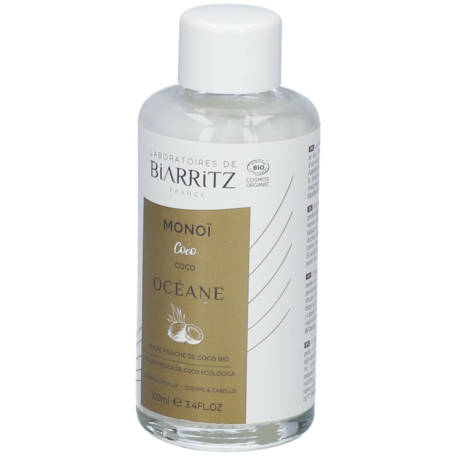 Laboratoires de BIARRITZ Bio-Monoi Noix de coco