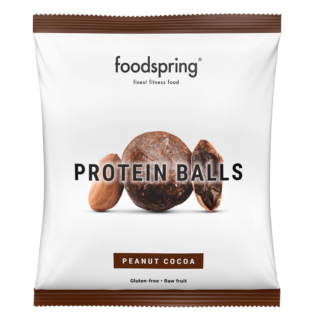 foodspring® Proteinballs cacao cacahuète