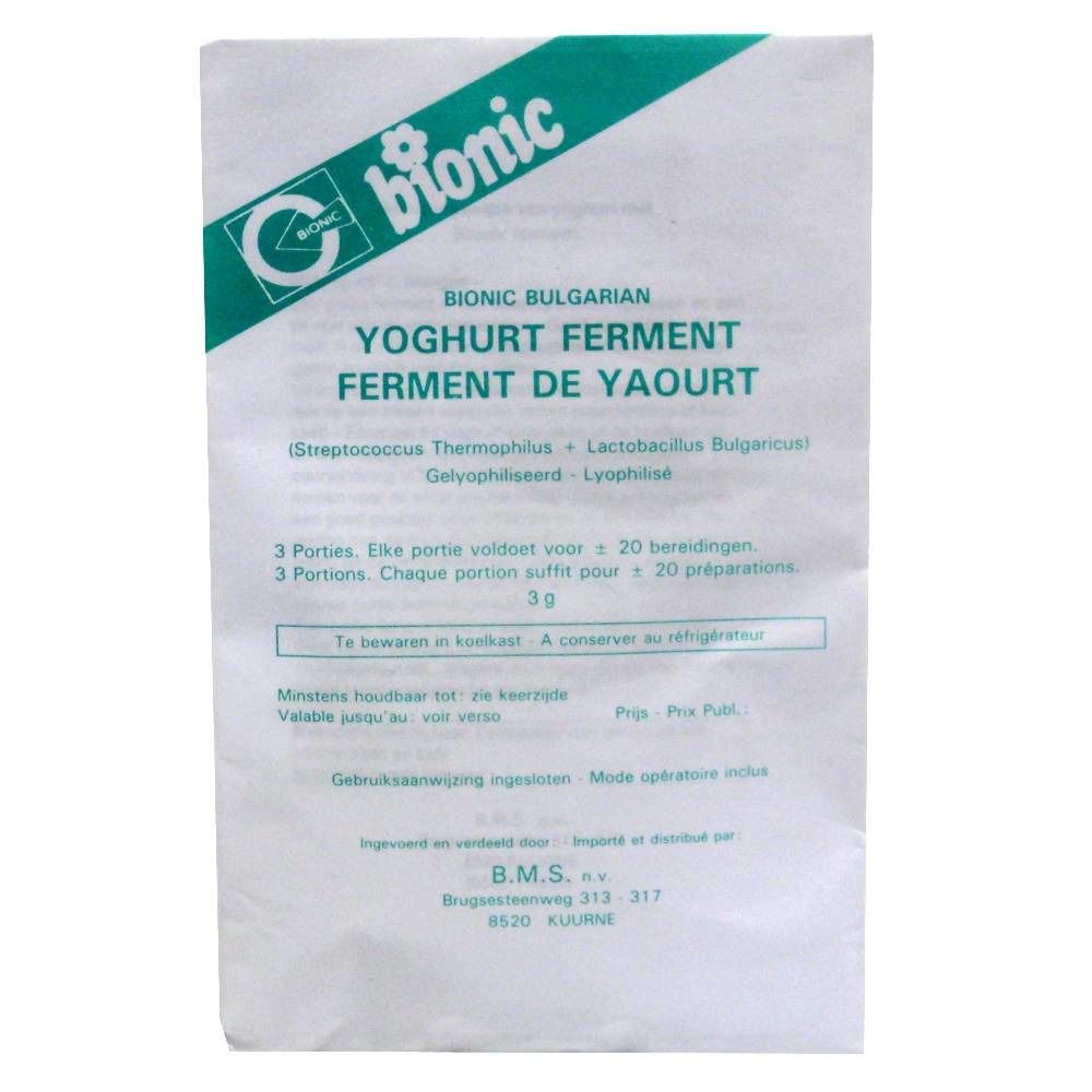 Bionic Bulgarian Ferment de Yaourt