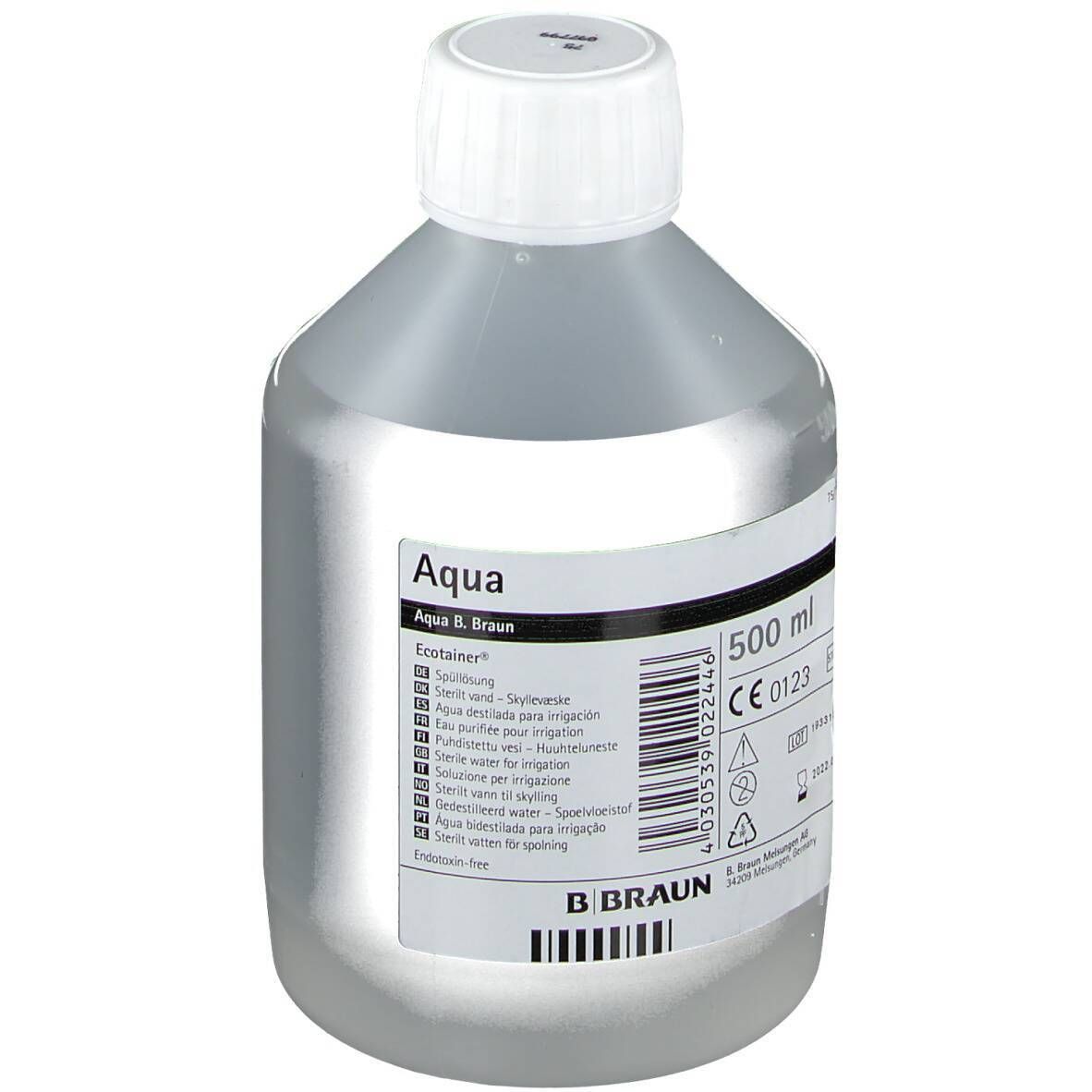 Ecotainer® B. Braun Aqua 500 Ml - Redcare Pharmacie