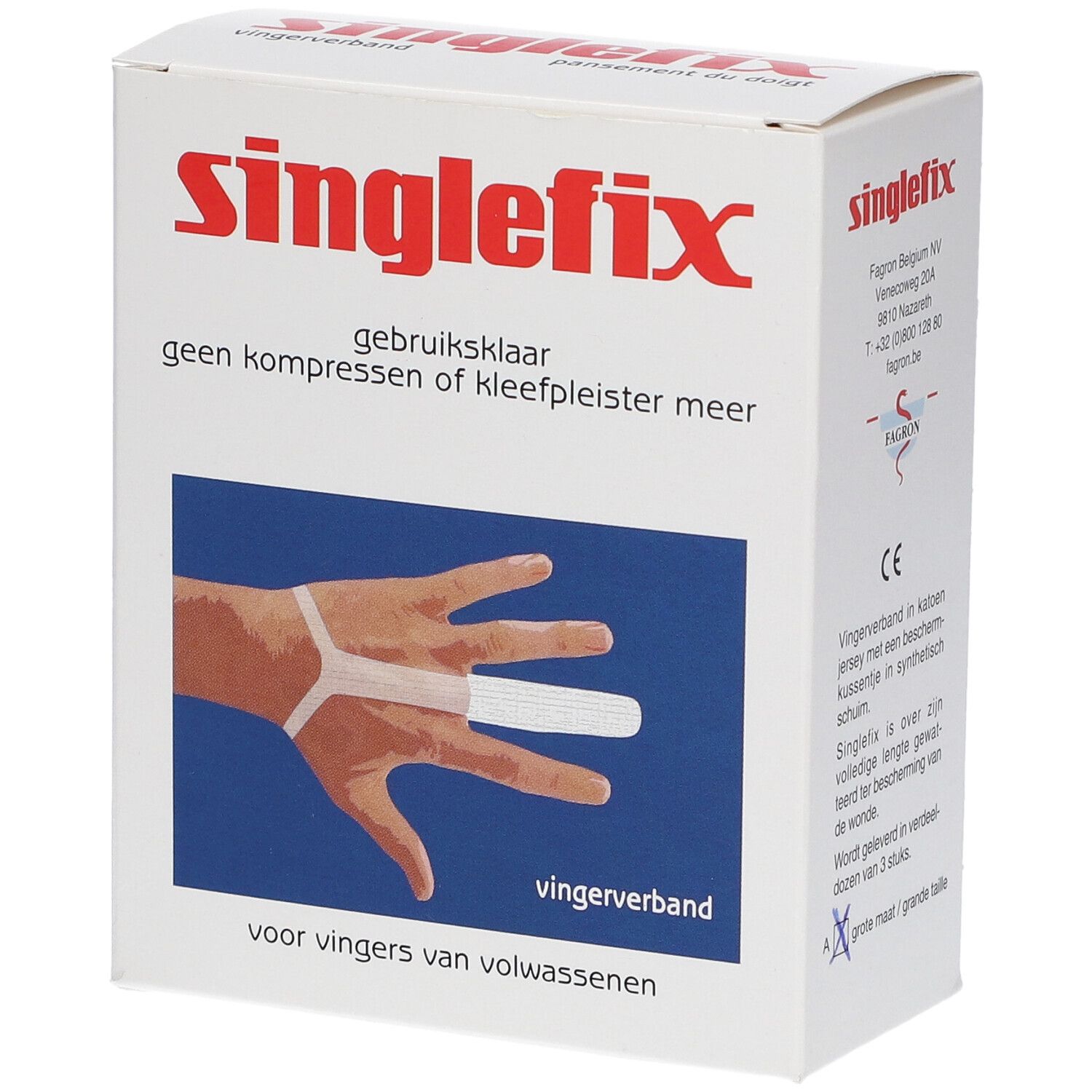 Singlefix Type B Bandage pour doigt