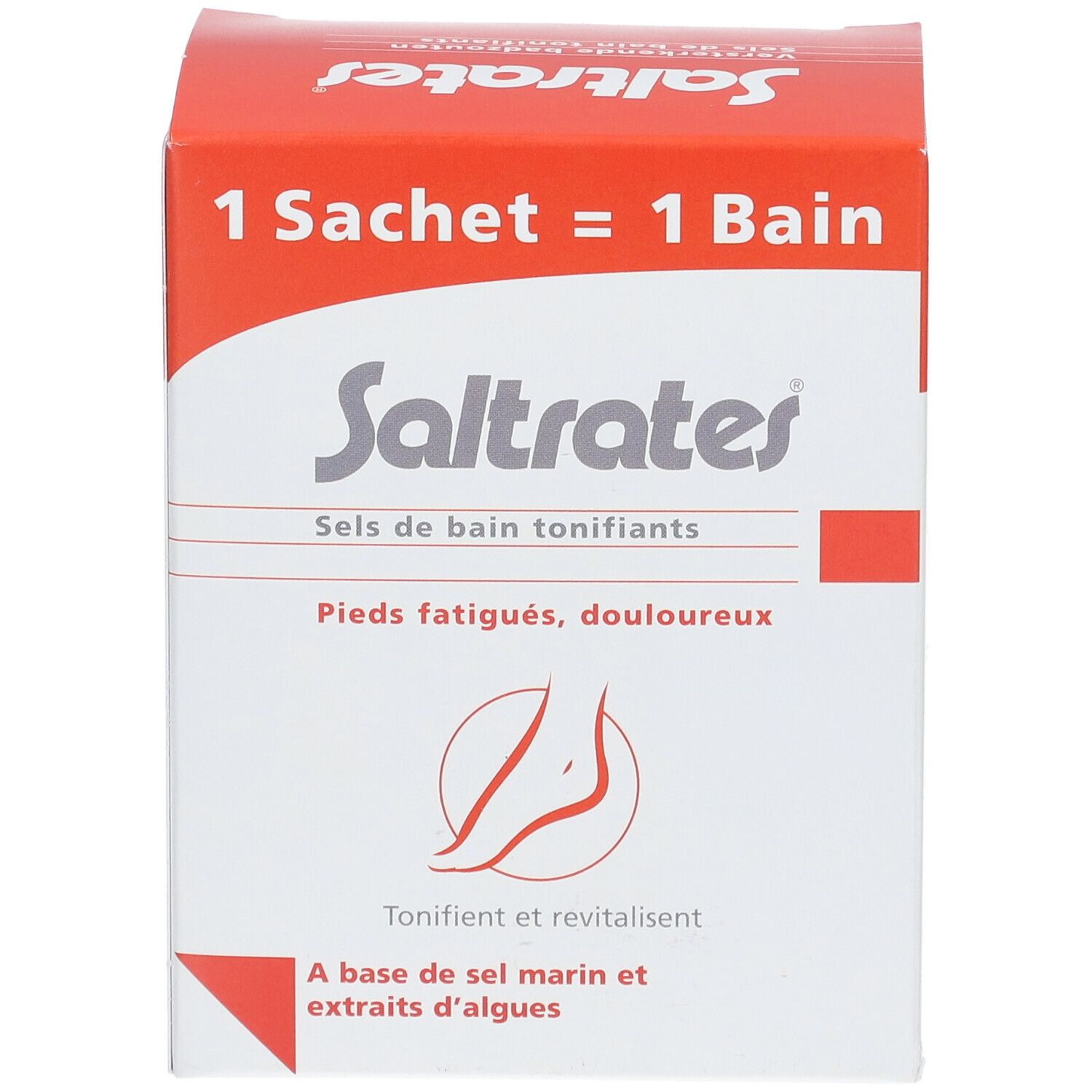 Saltrates® Sels de bain tonifiants Pieds fatigués & douloureux