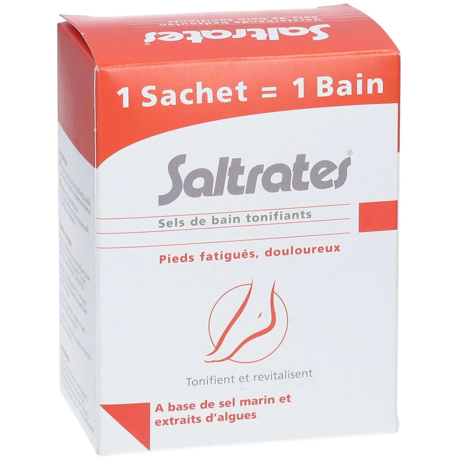 Saltrates® Sels de bain tonifiants Pieds fatigués & douloureux