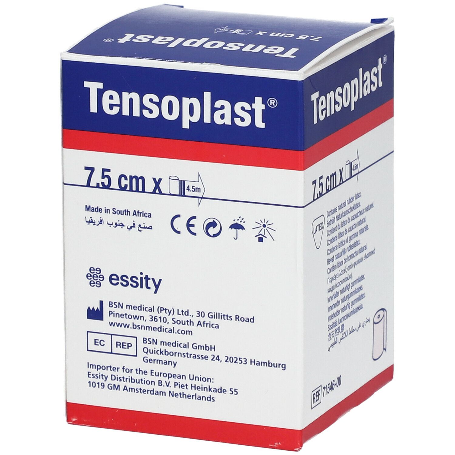 Tensoplast Bandage élastique adhésif 7,5cm x 4,5m