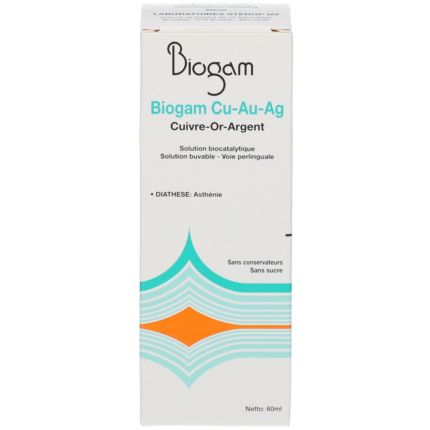 Biogam Cu-Au-Ag 60 ml