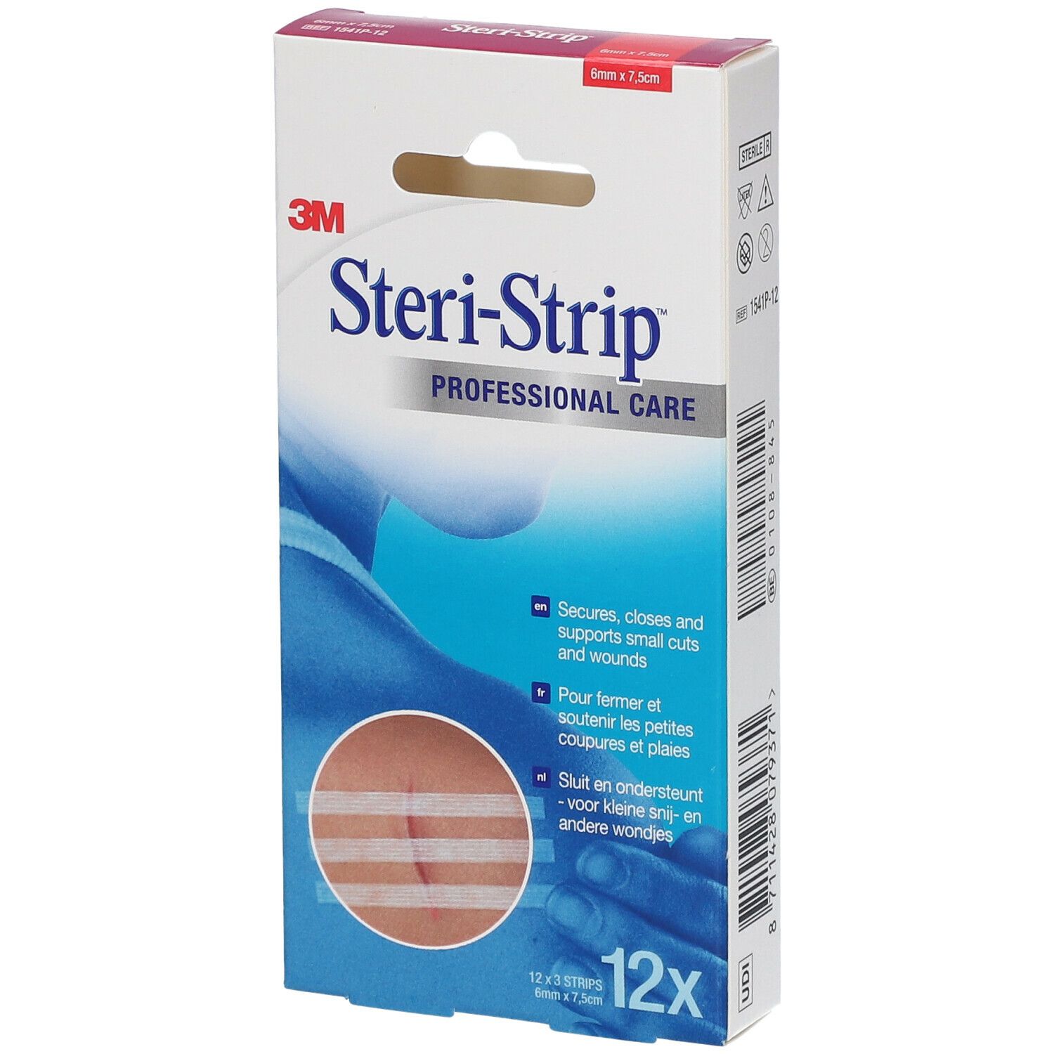 Pansement Steri-Strip 38x6 mm : pansement suture pour cicatrisation d'une  plaie