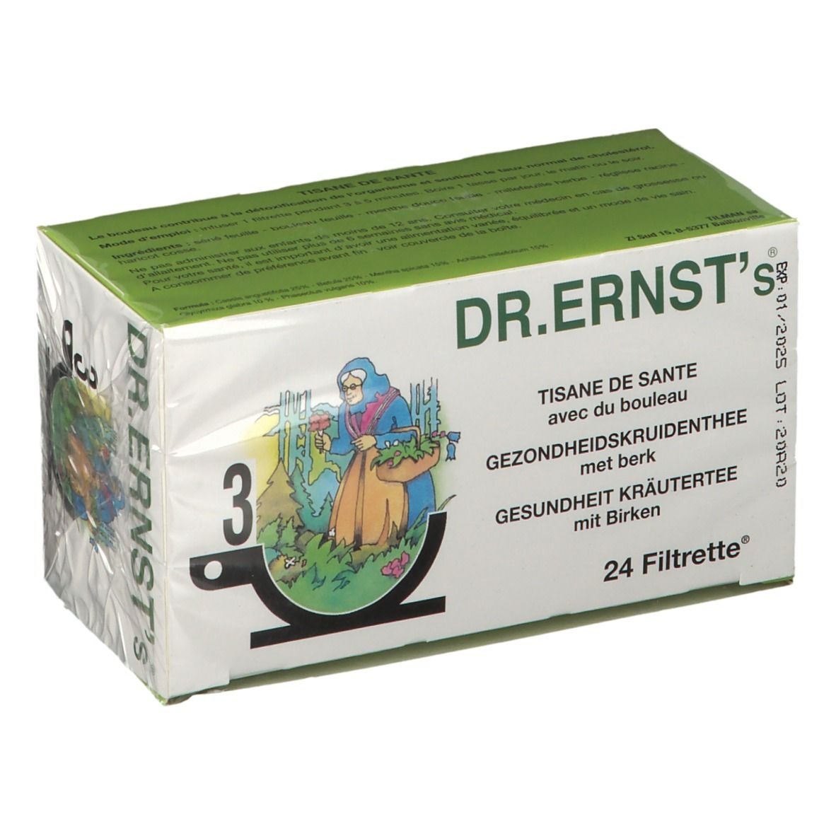DR. ERNST's Nr 3 Tisane de Santé avec du Bouleau