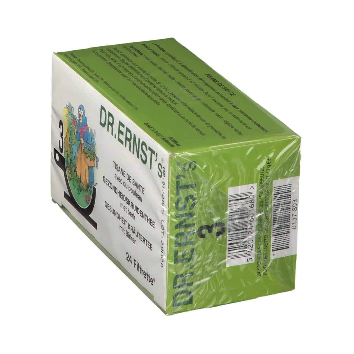 DR. ERNST's Nr 3 Tisane de Santé avec du Bouleau