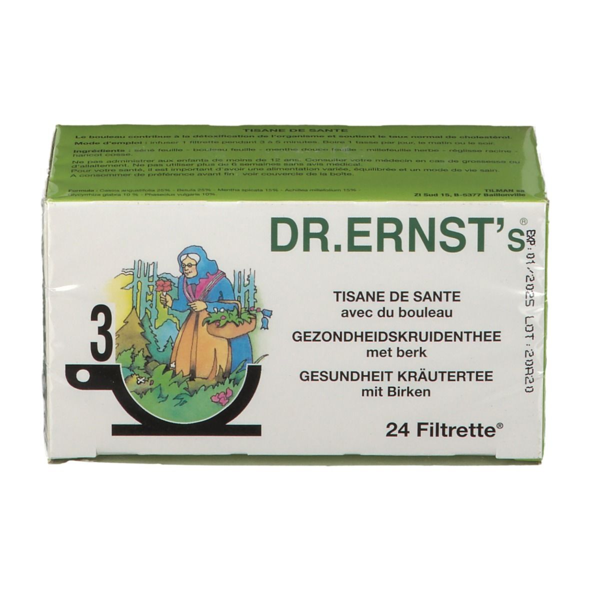 DR. ERNST's Nr 3 Tisane de Santé avec du Bouleau