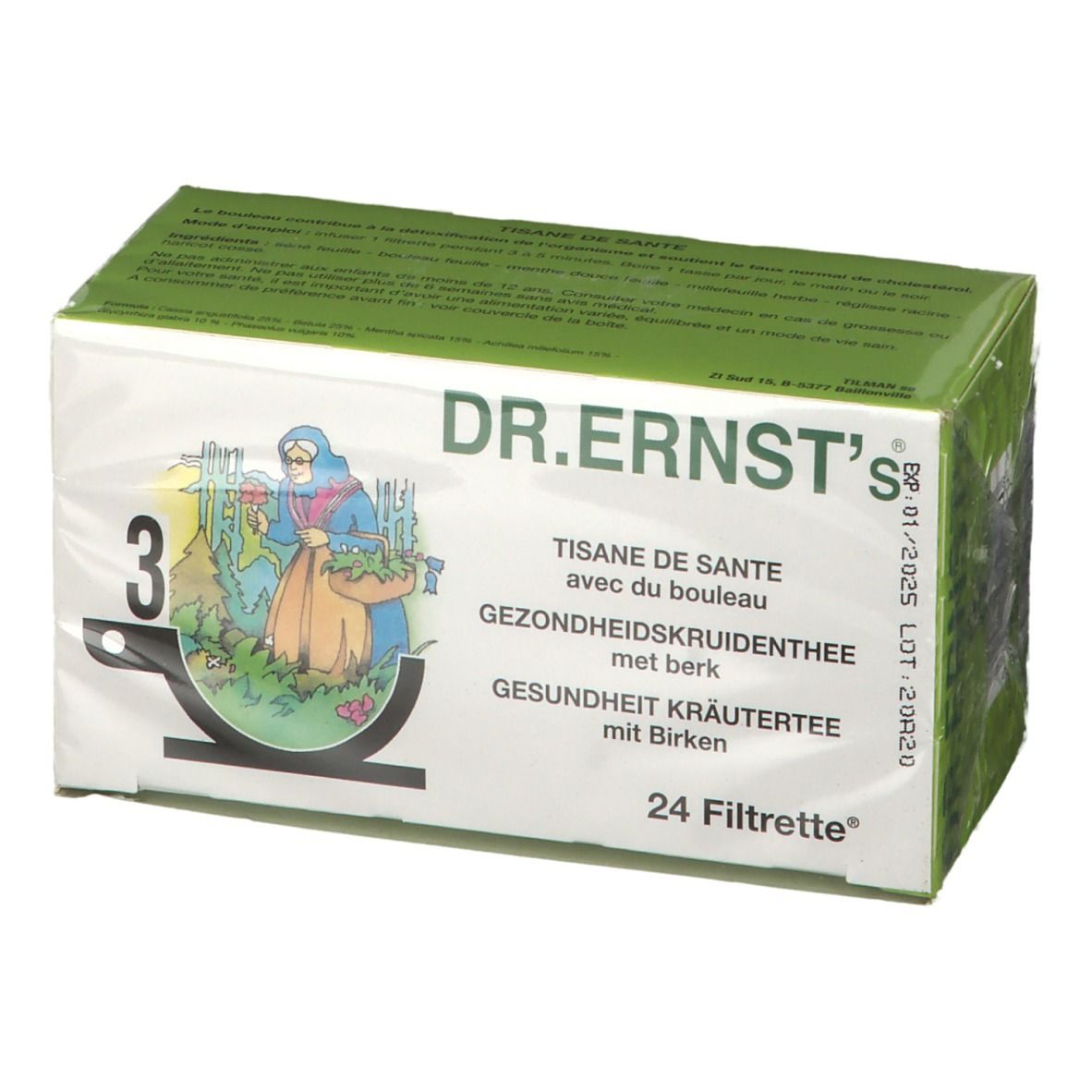 DR. ERNST's Nr 3 Tisane de Santé avec du Bouleau