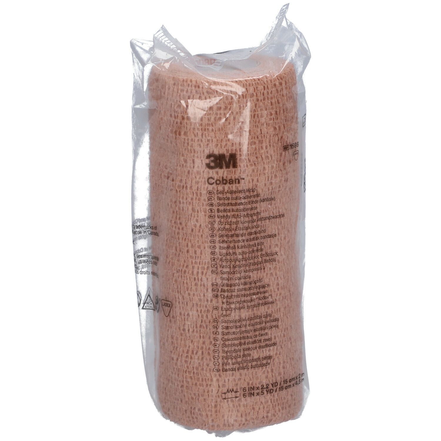 3M Coban Bande auto-adhérante 15 x 4,5 cm
