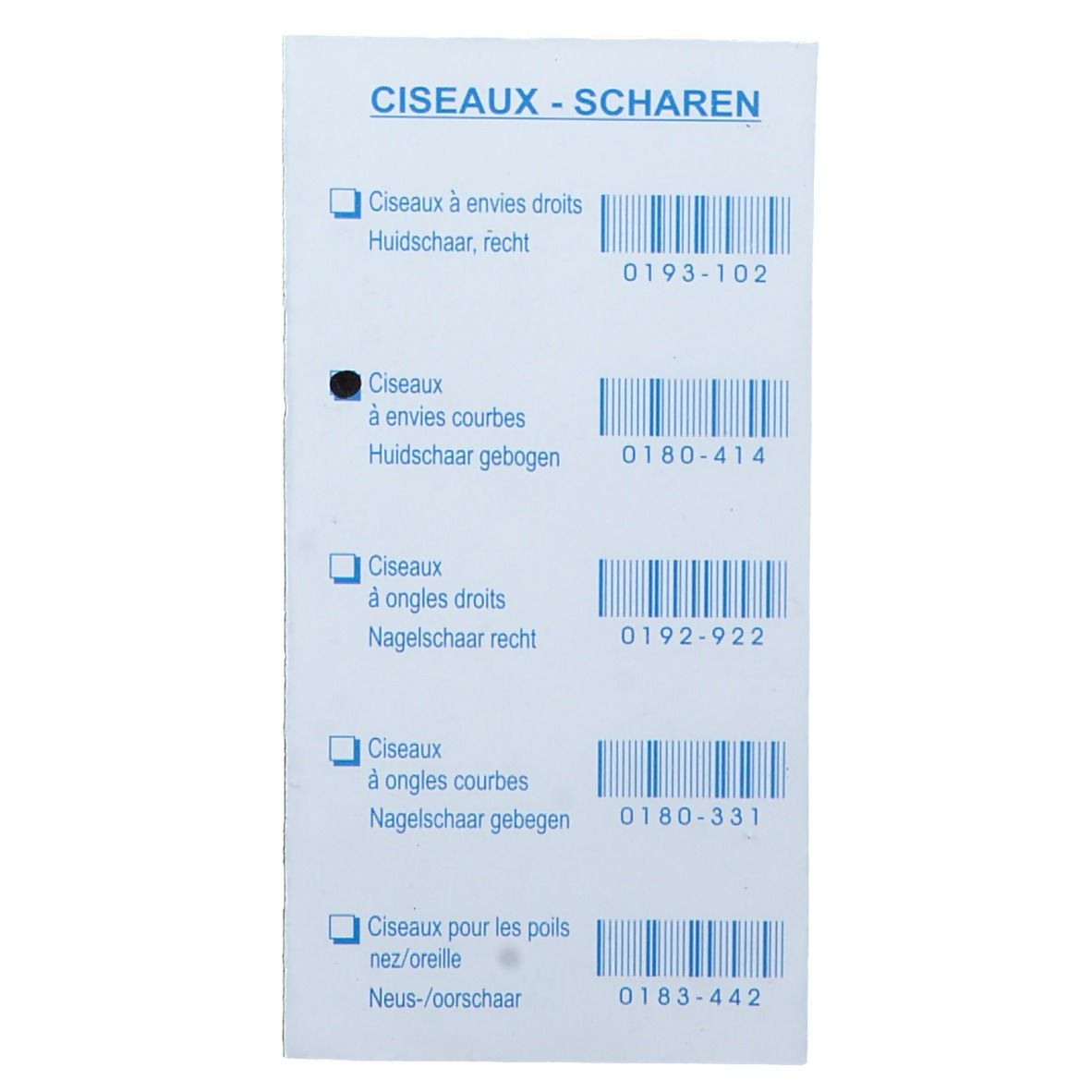 Pharmex Ciseaux envies courbes