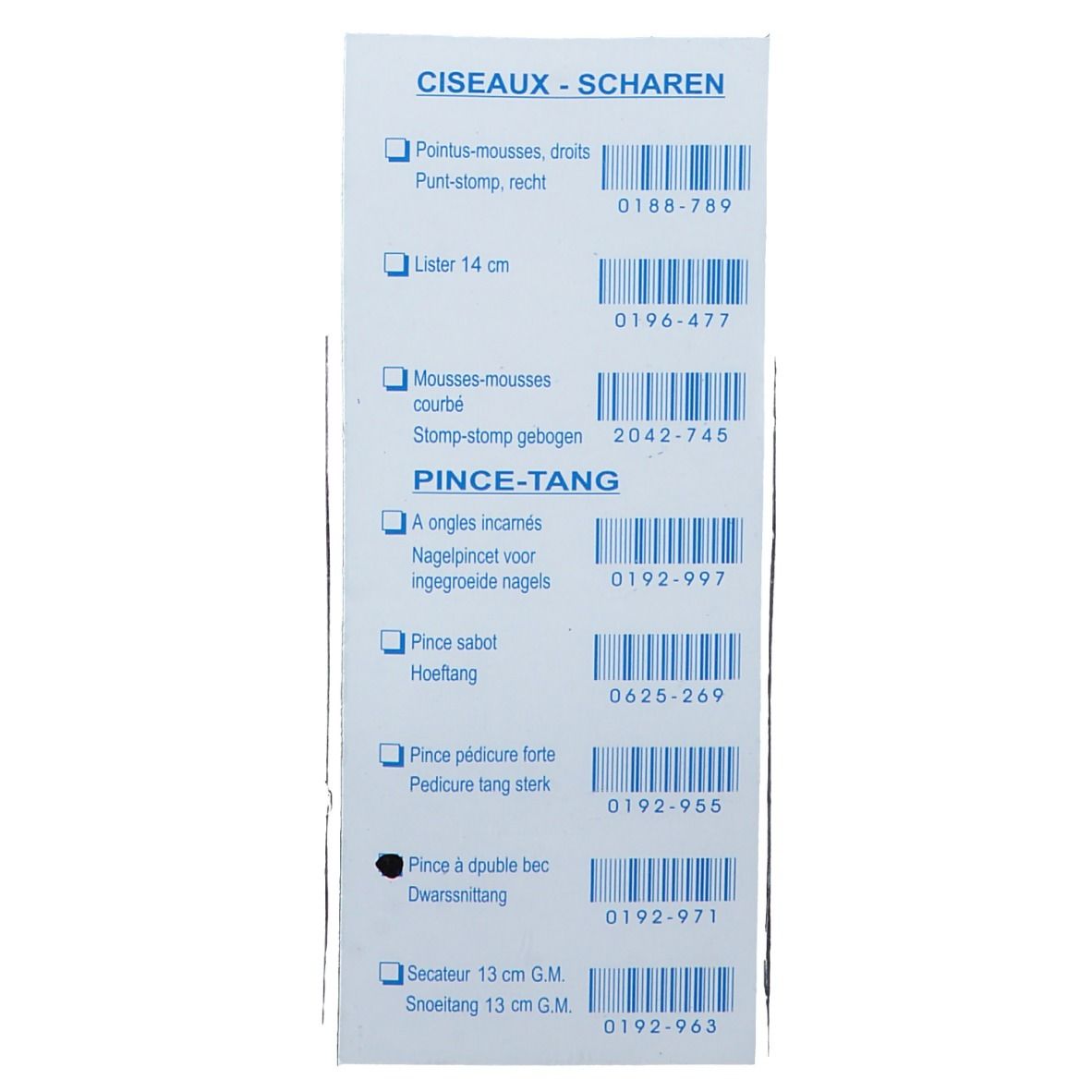 Pharmex Pinces à ongles incarnés 14 cm