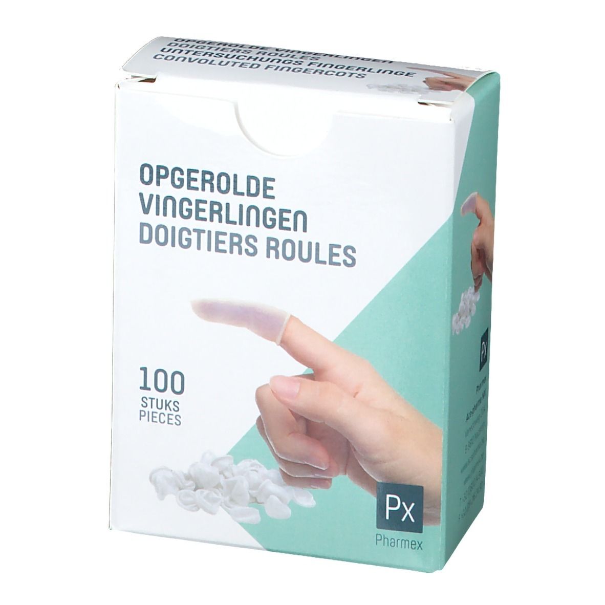 Pharmex® Doigtiers roules medium