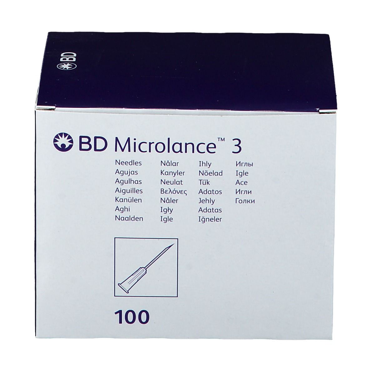 BD Microlance™3 Lot de 100 Aiguilles 27G x 3/4 (0,4 x19 mm)