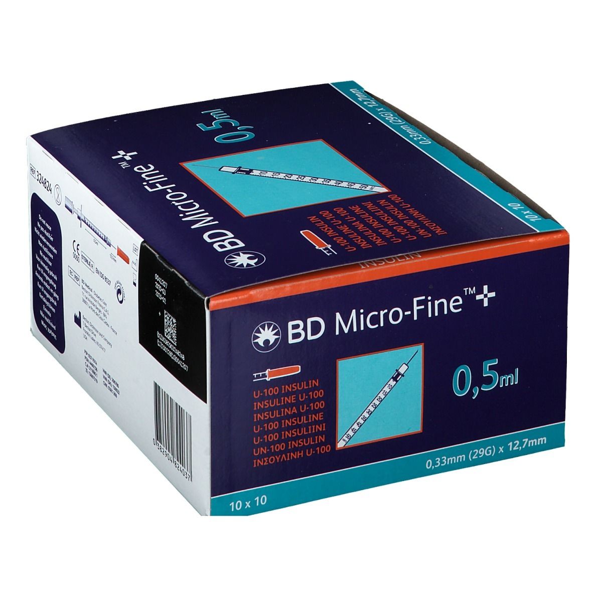 Seringue 0.5ml avec aiguille Micro-Fine™+ BD