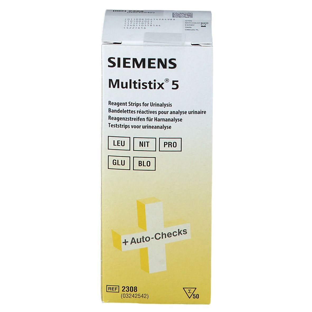 100 bandelettes urinaires Labstix Siemens