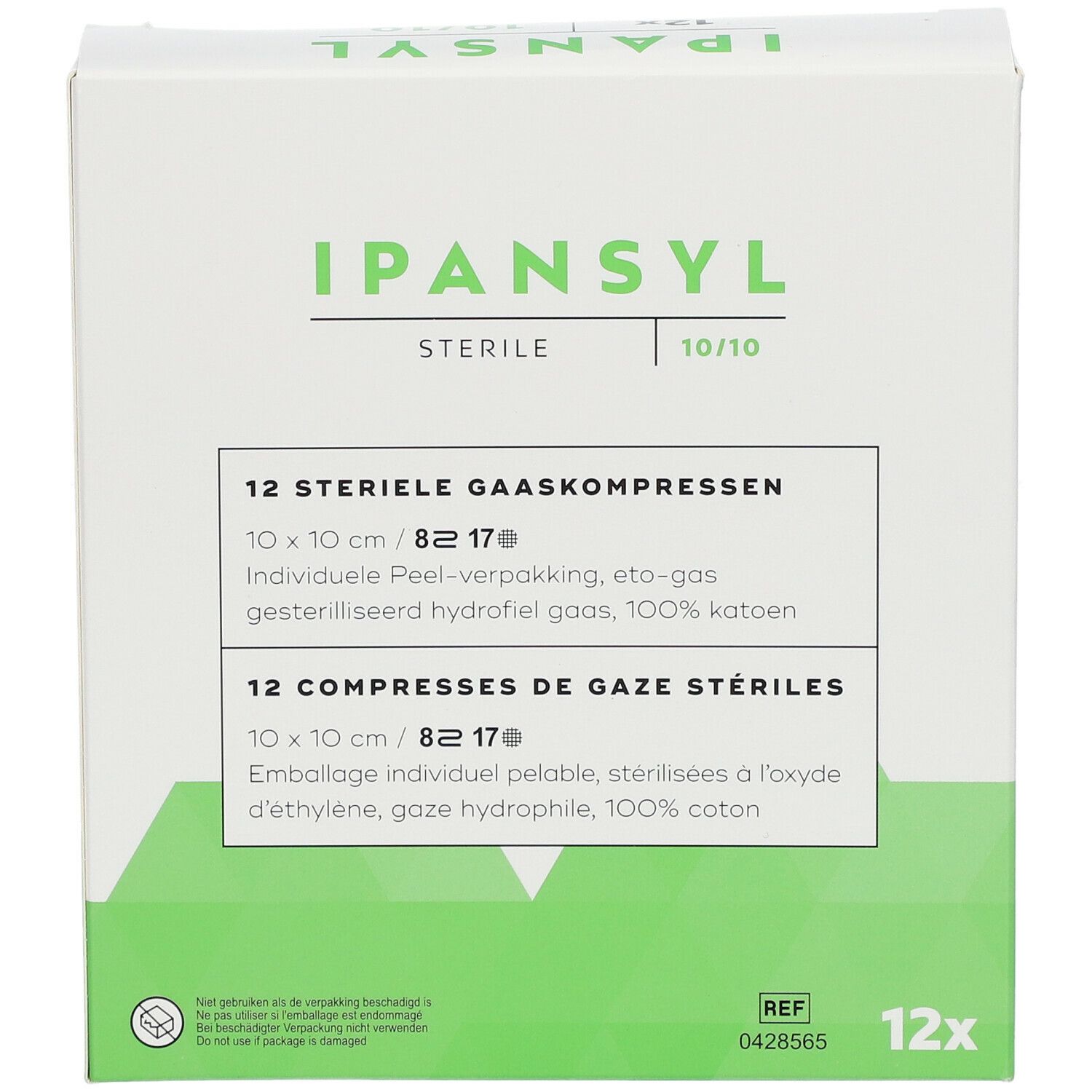 Aca Pharma Ipansyl Compresses stériles 10 x 10 cm