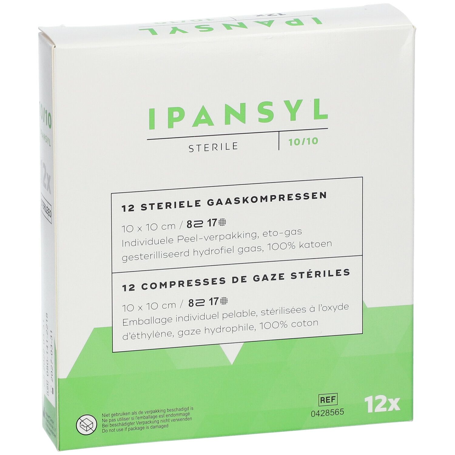 Aca Pharma Ipansyl Compresses stériles 10 x 10 cm