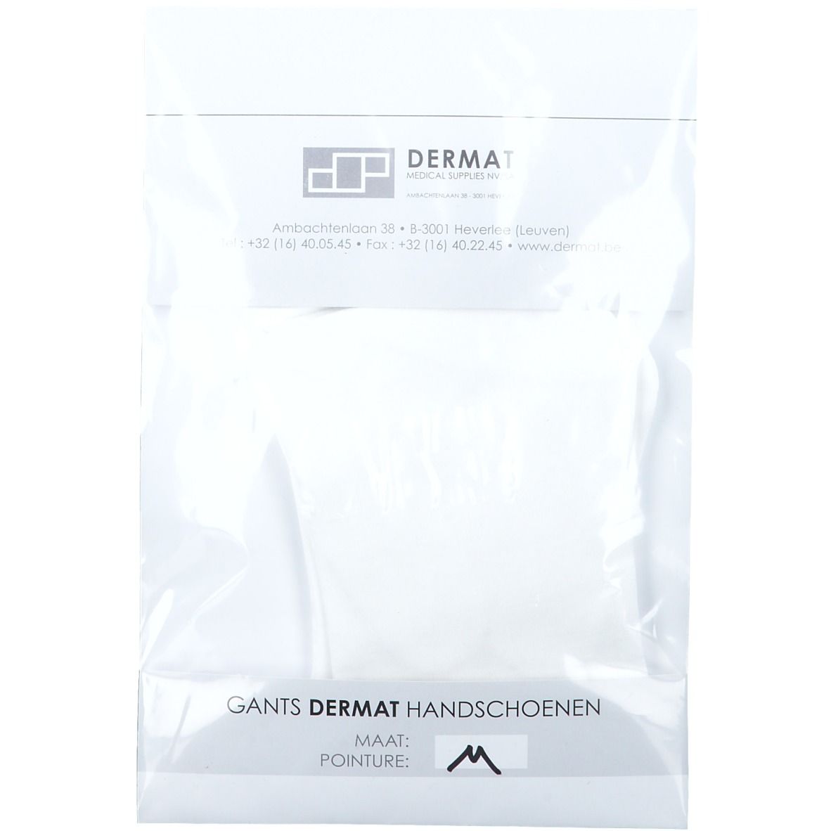 DERMAT MEDICAL SUPPLIES GANTS DERMAT Taille M