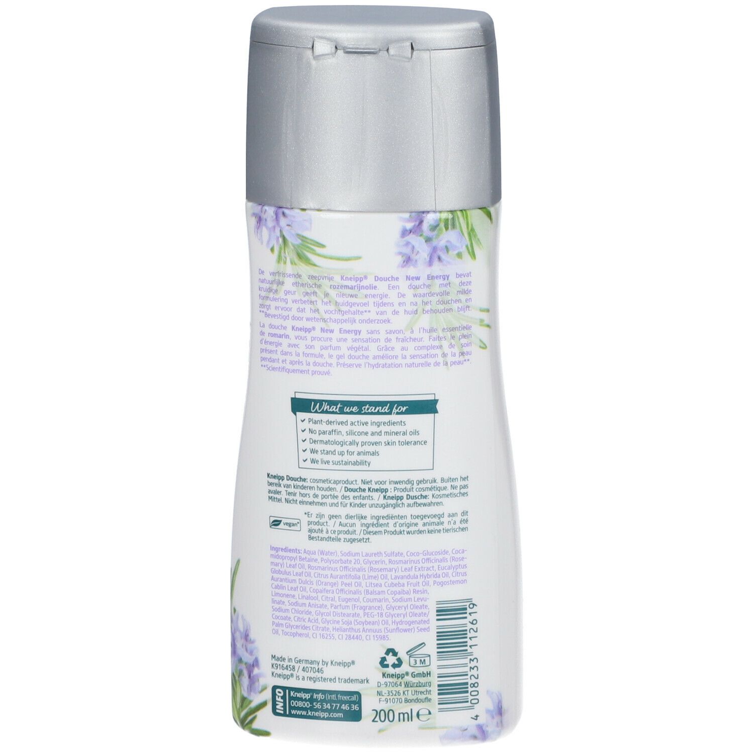 Kneipp® New Energy Gel douche romarin