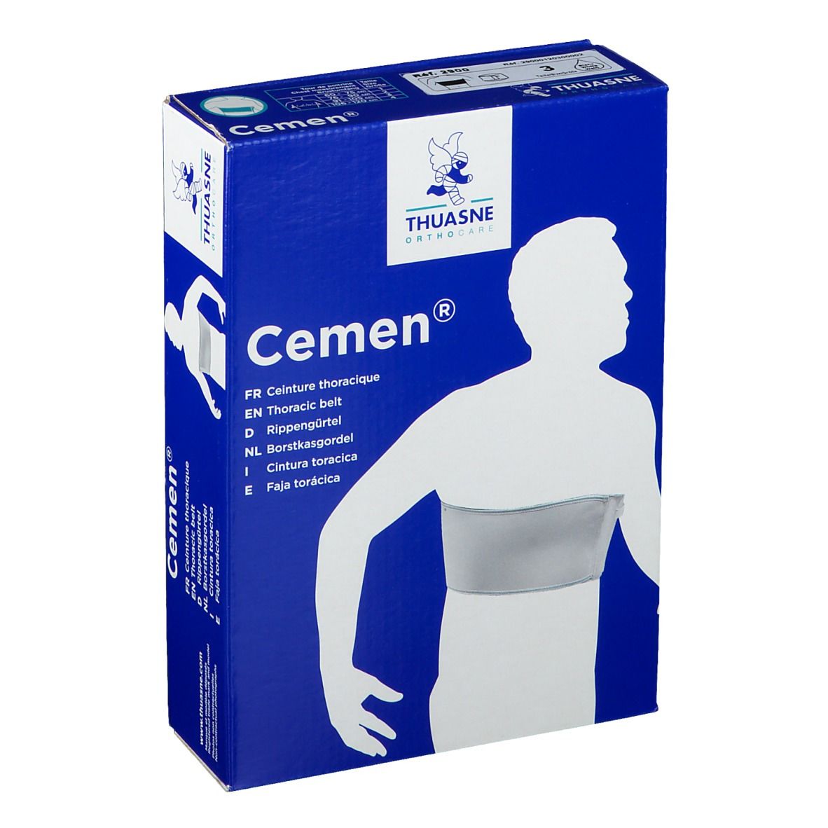 Cemen Gordel Borstkas Vrouw Wit T3