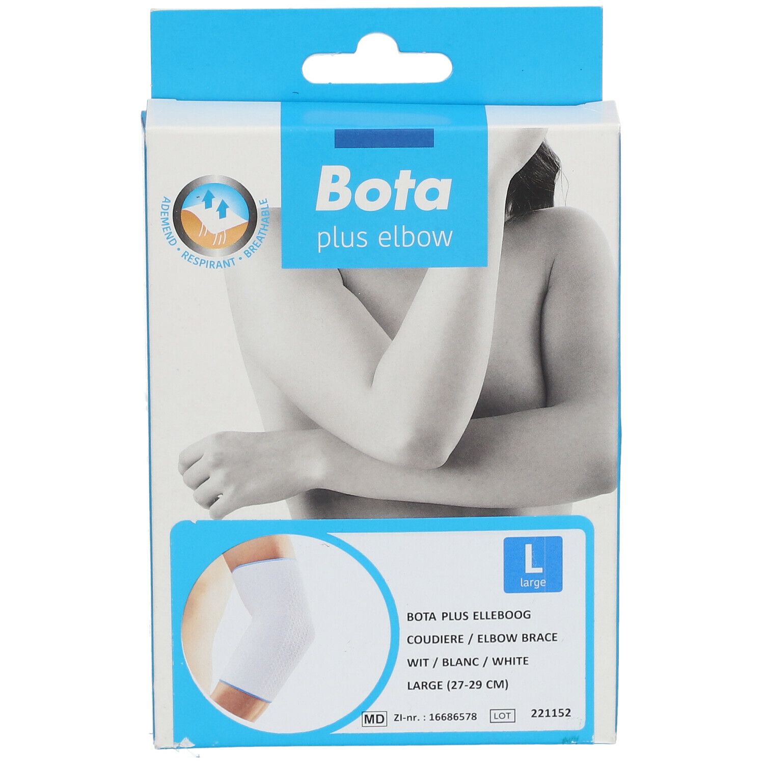 Bota Plus Coudière Blanc Taille Large