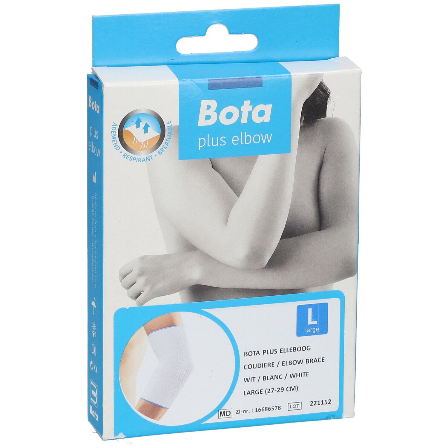 Bota Plus Coudière Blanc Taille Large
