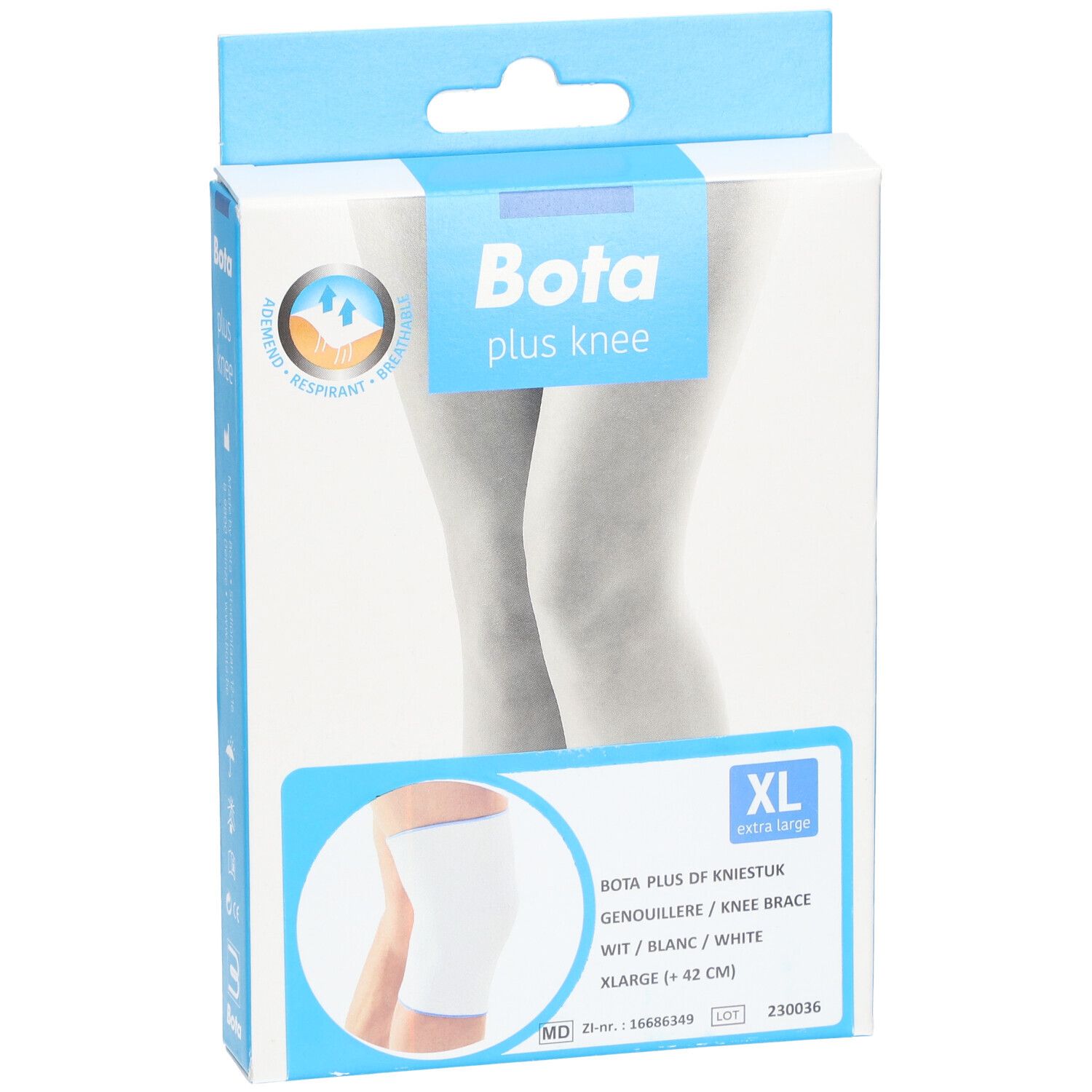 Bota Plus DF Genouillère Blanc Taille Extra Large