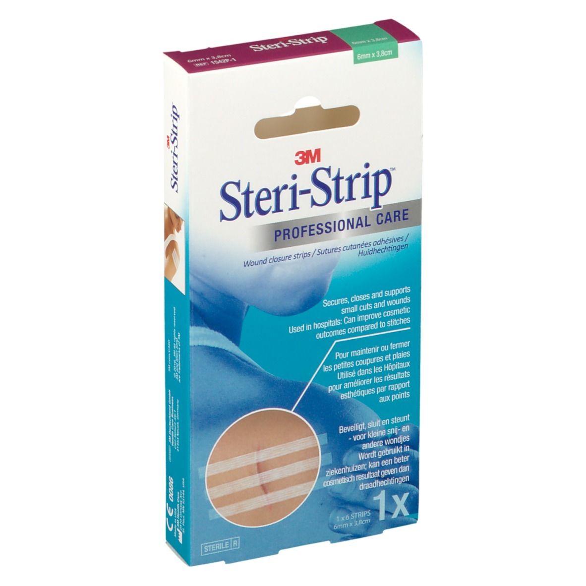 3M™ Steri-Strip™ Steril 6 mm x 38 mm