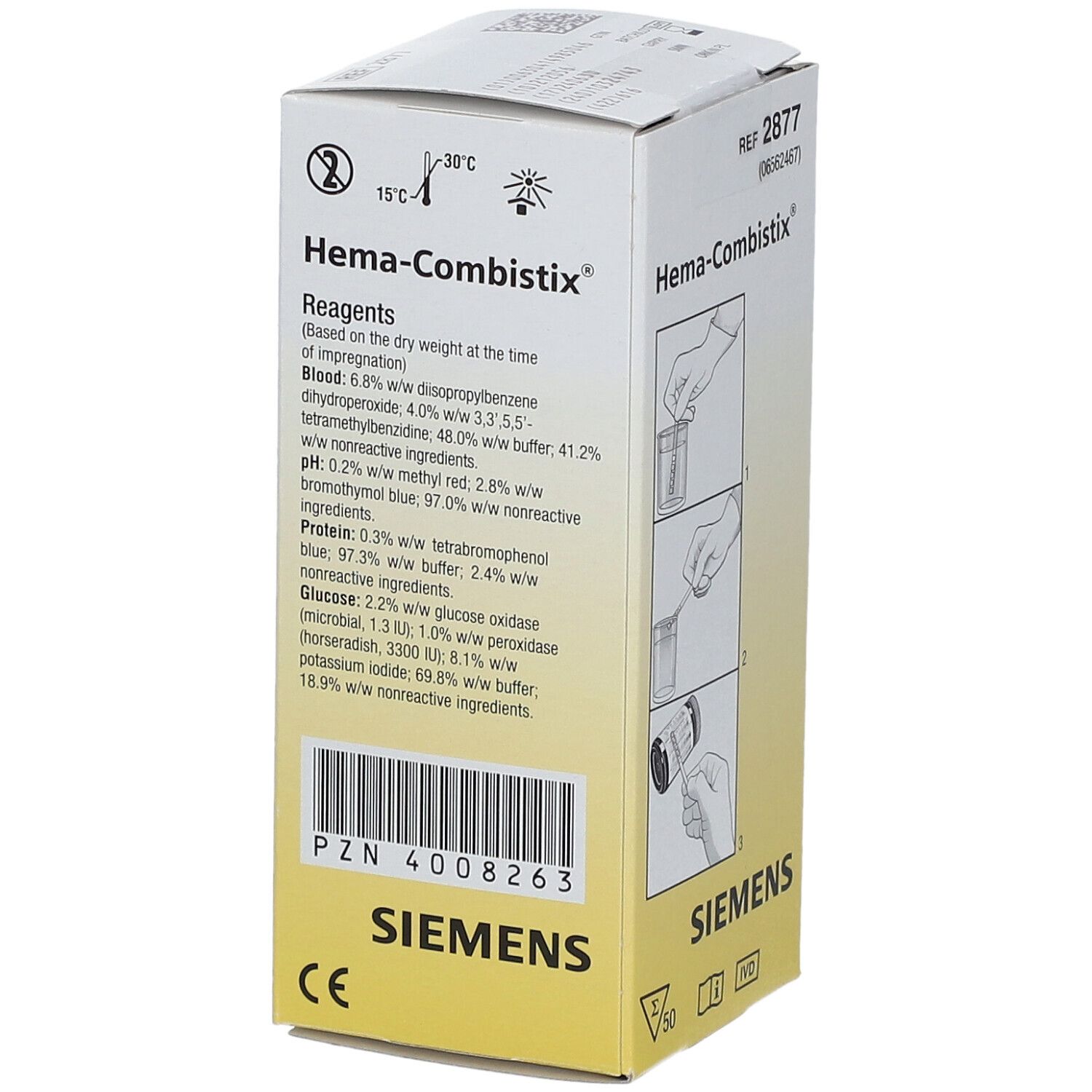 Hema-Combistix® Bandelettes urinaires