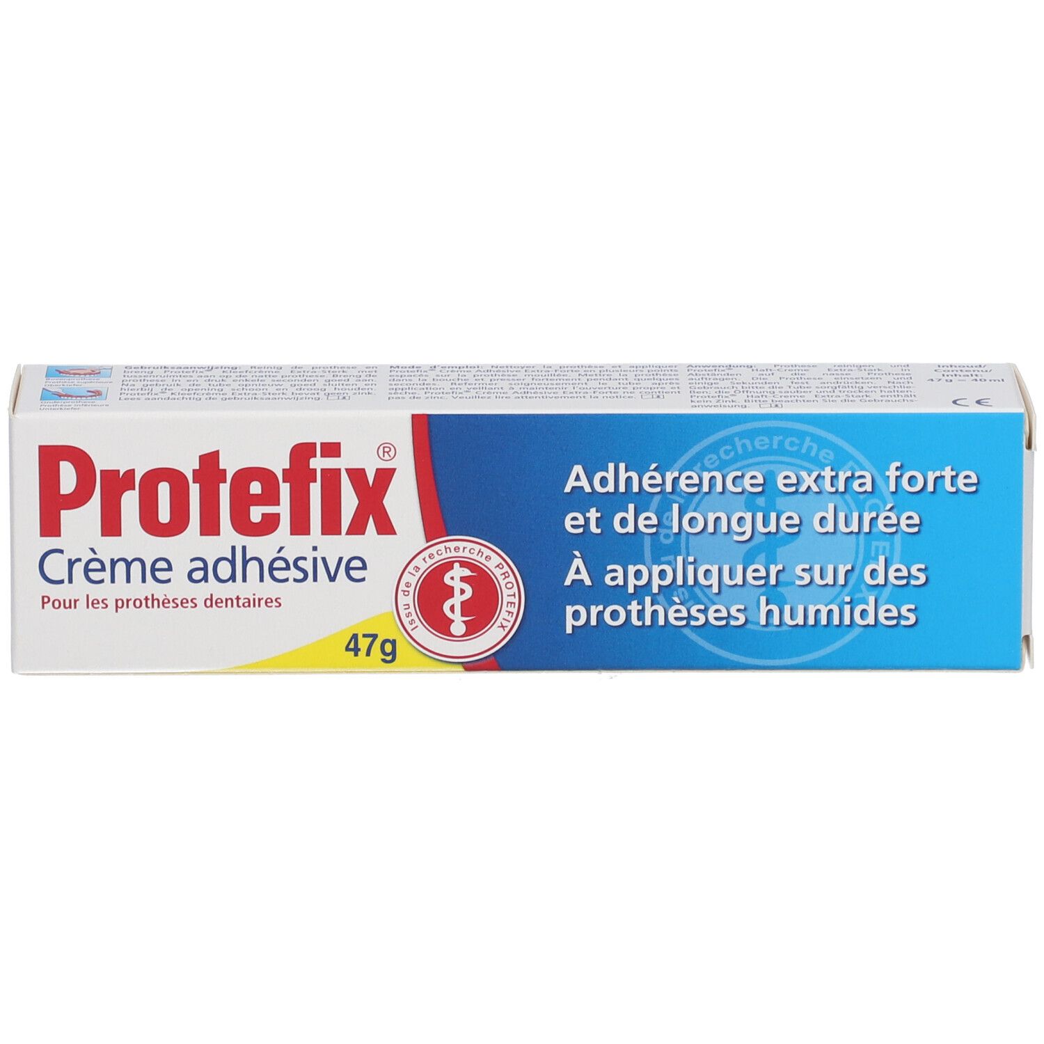 Protefix Colle dentaire extra-forte pour prothèses dentaires 40ml