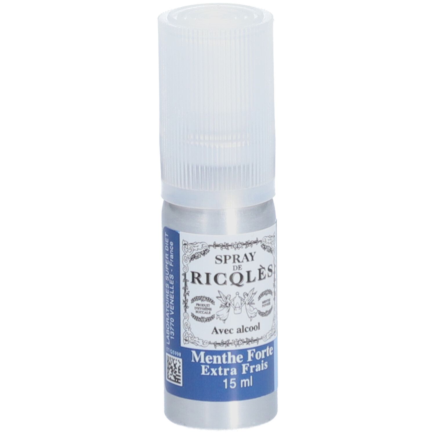 Ricqles Spray Buccal Menthe Forte Avec de l'Alcool
