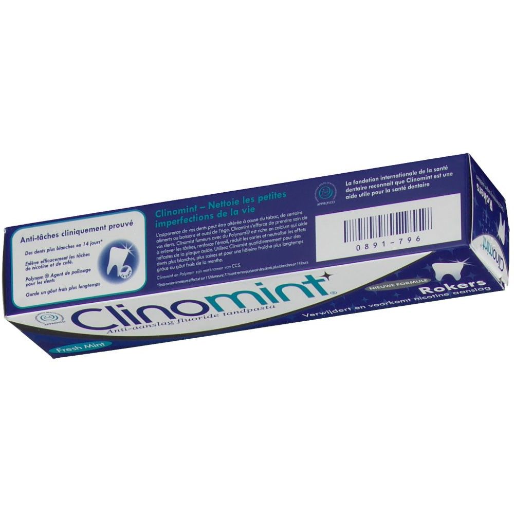 Clinomint Dentifrice Fluor Fumeur
