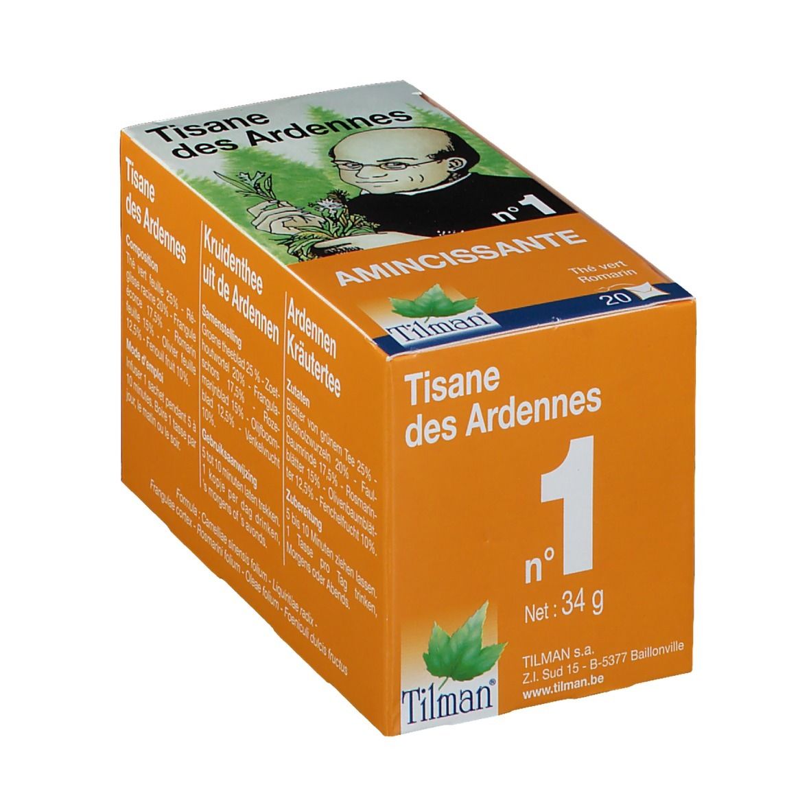 Tilman® Tisane des Ardennes® N°1 Amincissante