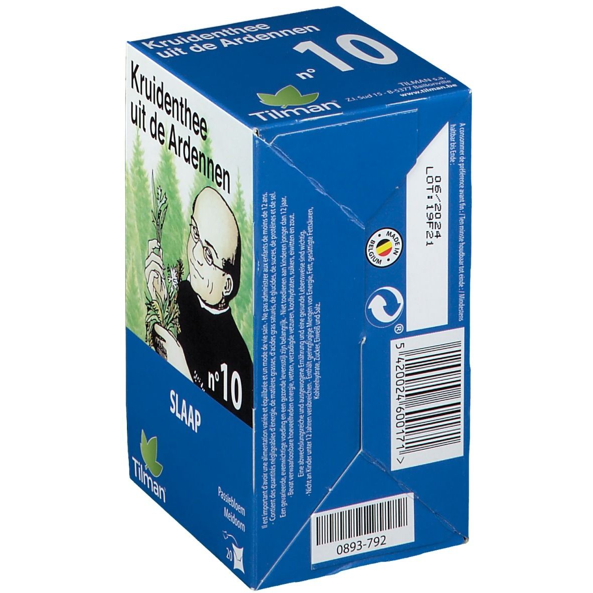 Tilman Tisane des Ardennes n°10 Sommeil